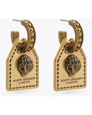 Kurt Geiger Kurt Geiger Earrings Jewellery Brass Southbank - Metallic
