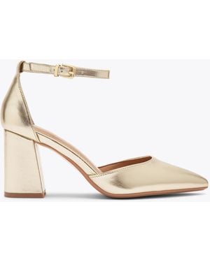 Carvela Kurt Geiger Heels Gold Synthetic Refined - Metallic