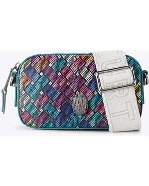 Kurt Geiger Kurt Geiger Camera Bag Canvas Multi Other Camden - Blue