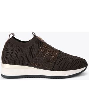 Carvela Kurt Geiger Trainer Fabric Janeiro - Black