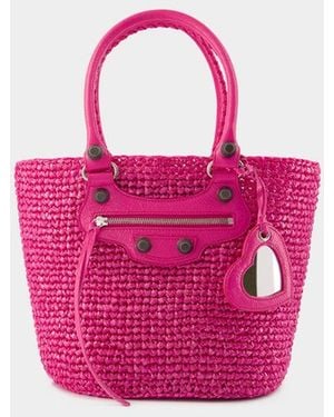 Balenciaga transparent bag best sale