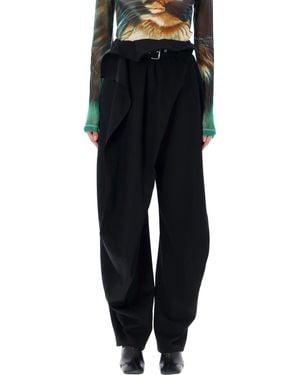 JW Anderson Fold Over Pant - Black