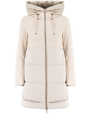 DUNO Long Down Jacket For - Natural