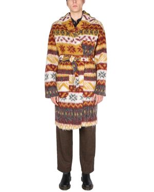 Engineered Garments Hooded Mohair Blend Sweater For - Multicolor