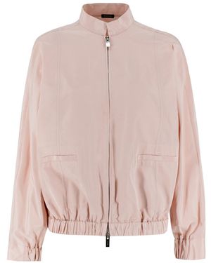 Kiton Exquisite Mini Bomber Jacket For - Pink