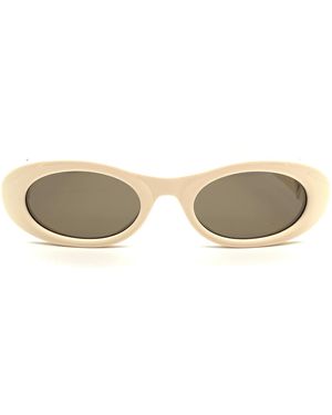 Dior Elegant Mini Diamond Cactus Sunglasses - Natural