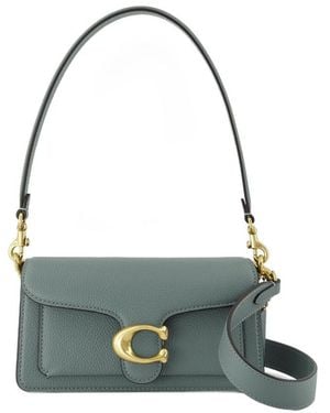 COACH Polished Pebble Leather Tabby Shoulder Bag - Green