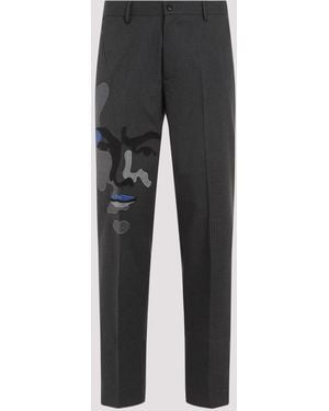 Kidsuper Mini Face Trouser - Gray