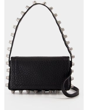 Alexander Wang Mini Pebbled Leather Shoulder Bag - Black