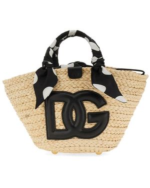 Dolce & Gabbana Kendra Mini Shopping Handbag - Black