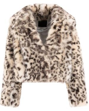 BB COUTURE Chic Faux Fur Jacket - Natural