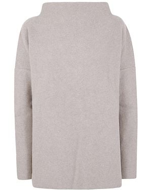 Daniela Gregis High Neck Knit Pullover For - White