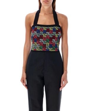 Balmain Monogram Top - Blue