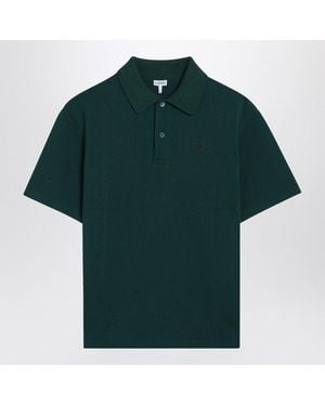 Loewe Dark Cotton Polo Shirt - Green