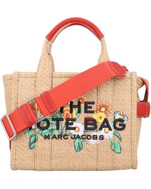 Marc Jacobs The Daisy Woven Small Tote Bag - Red
