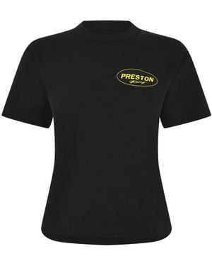 【HERON PRESTON】Racing SS Short Sleeve T-Shirt/追跡可能 Heron Preston Racing T-shirt Black Men's - US