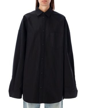 Balenciaga Overshirt Dress - Black