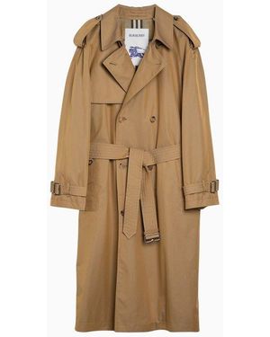 Burberry Vintage Trench Jacket For - Natural