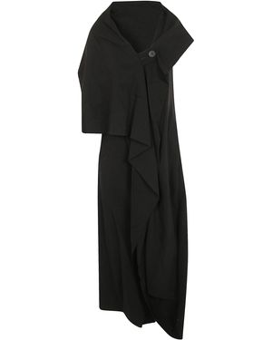Issey Miyake Stylish Jumpsuit For Fall 2024 - Black