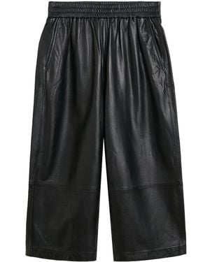 Herskind Eagle Leather Pants - Gray