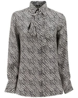 Kiton Elegant Blouse With Unique Cut For - Gray