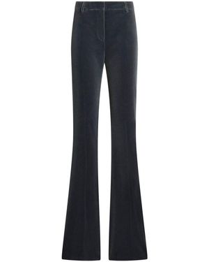 Etro Velvet Flared Pants - Blue
