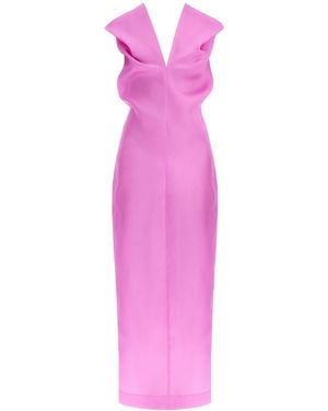 KHAITE 'Silk Gazar Ima Dress - Pink