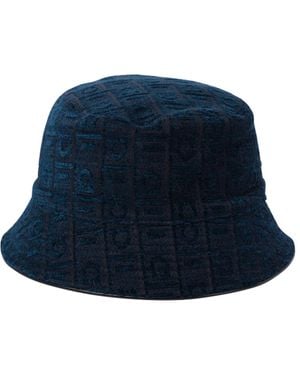 キャップ FERRAGAMO SS25 Hats (0780721) Ferragamo Blue Hat 0780721 by Lozuri – LOZURI®