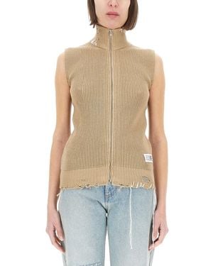 MM6 by Maison Martin Margiela Knit Vest For - Blue