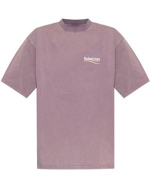 【送料込 BALENCIAGA★Airport Tag Tシャツ Balenciaga Airport Tag T-Shirt Medium Fit in Black for Men