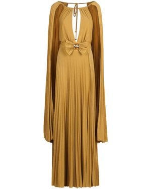 【ELISABETTA FRANCHI】ボウ ポプリン ドレス Elisabetta Franchi oversized-bow Gown | Black | FARFETCH JO