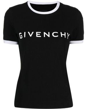 Givenchy Classic Logo Collar T-Shirt For - Black