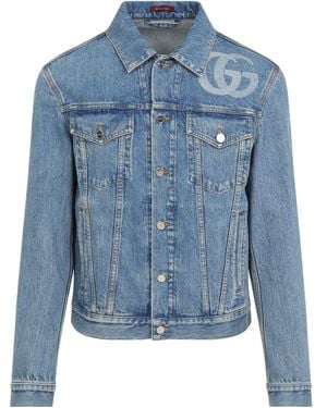 Gucci Denim Jacket in Blue for Men | Lyst