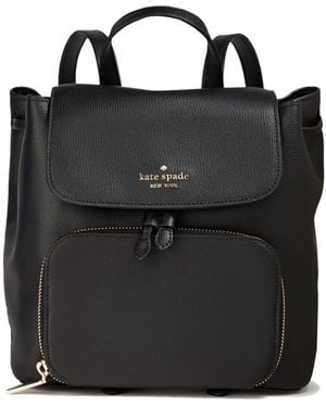 Kate Spade Kristi Medium Flap Backpack - Black