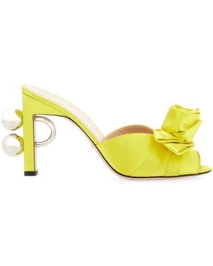 Gucci Satin Sandal - Yellow