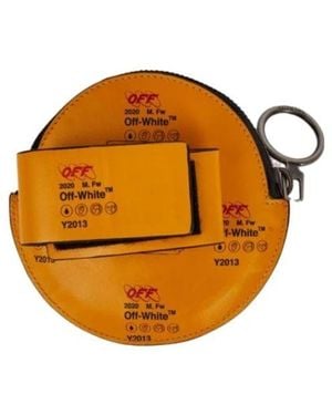 Off-White c/o Virgil Abloh Indu Coin Purse Off. A Pocket For Coins. Velcro Attachment For Belt Or Arm. Made - Orange