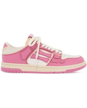 Amiri Collegiate Skeleton Low Sneakers For - Pink