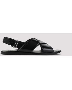 Church's Oksana Met Leather Sandal - Black