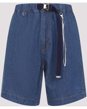 MASTERMIND WORLD Easy Denim Mini Shorts - Blue