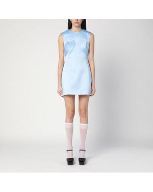 Marc Jacobs Sky Satin Mini Dress - Blue