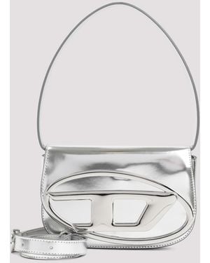 DIESEL Stylish Mini Leather Handbag - Gray