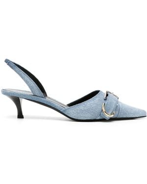 Givenchy Cotton Slingback Heels For - White