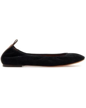 Lanvin Suede Ballet Flats For - Black