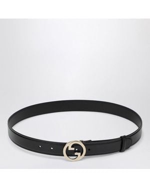 Gucci Blondie Rosso Ancora Leather Belt in Red | Lyst