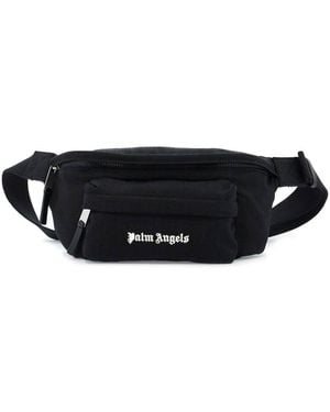 Palm Angels Embroidered Logo Fanny - Black