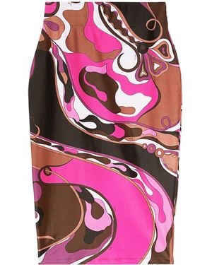 PUCCI Printed Midi Skirt - Pink