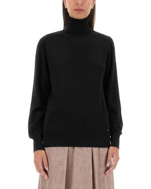 Kiton Oversized Cashmere Sweater - Black