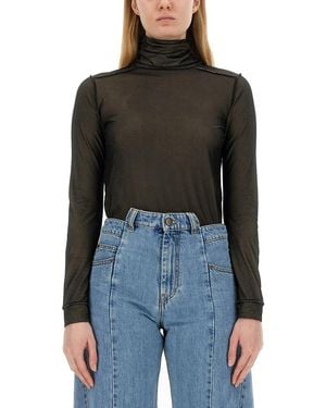 Maison Margiela Turtleneck Bodysuit - Black
