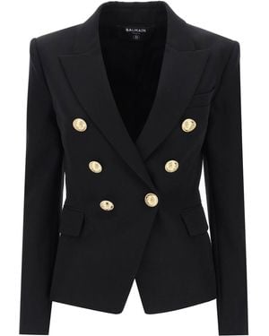 Balmain Feminine Emerald Suit Jacket - Black