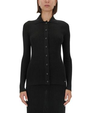 Kiton Ribbed Sweater For - Black